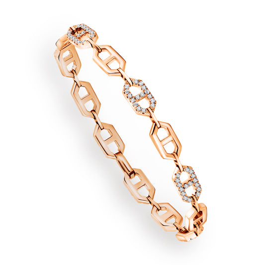 The Hexpression Bracelet ™️, Midi, Alternating Diamonds