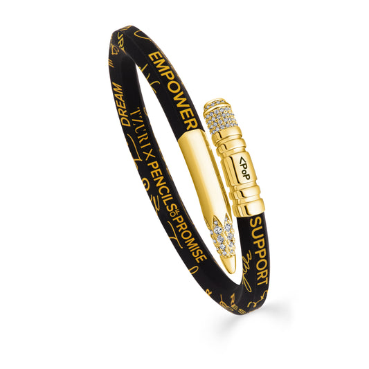 "Express Yourself" Charity Rubber Bracelet- Ladies Pencils of Promise Anniversary Edition