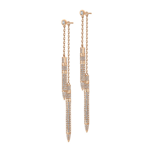 The Expression EarringĀ® Double Bling Bling