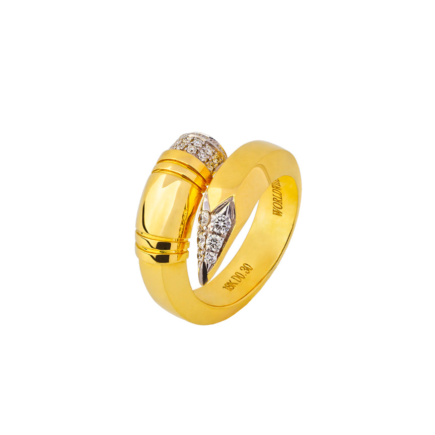 18k Gold Large Signature Ring by Tzuri – TZURI