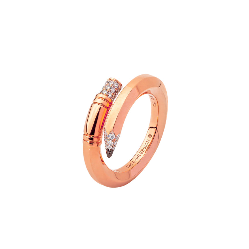 18k Gold Small Signature Ring  image 3