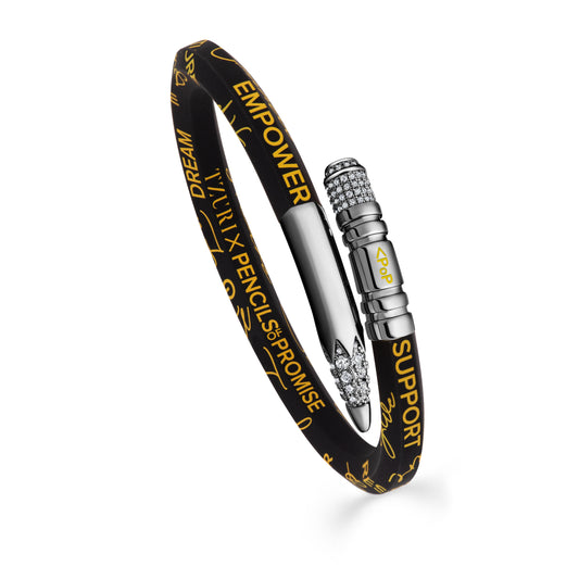 "Express Yourself" Charity Rubber Bracelet- Men's Pencils of Promise Anniversary Edition