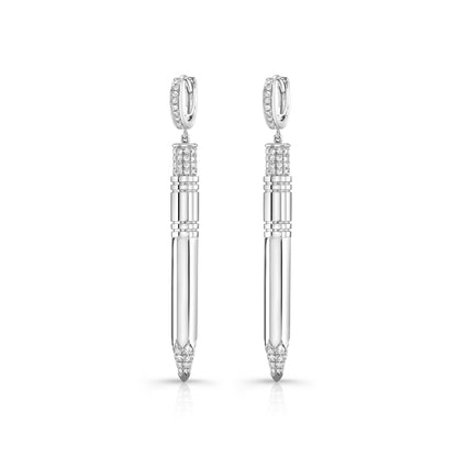 Expression Midi Vertical Earrings