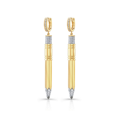 Expression Midi Vertical Earrings