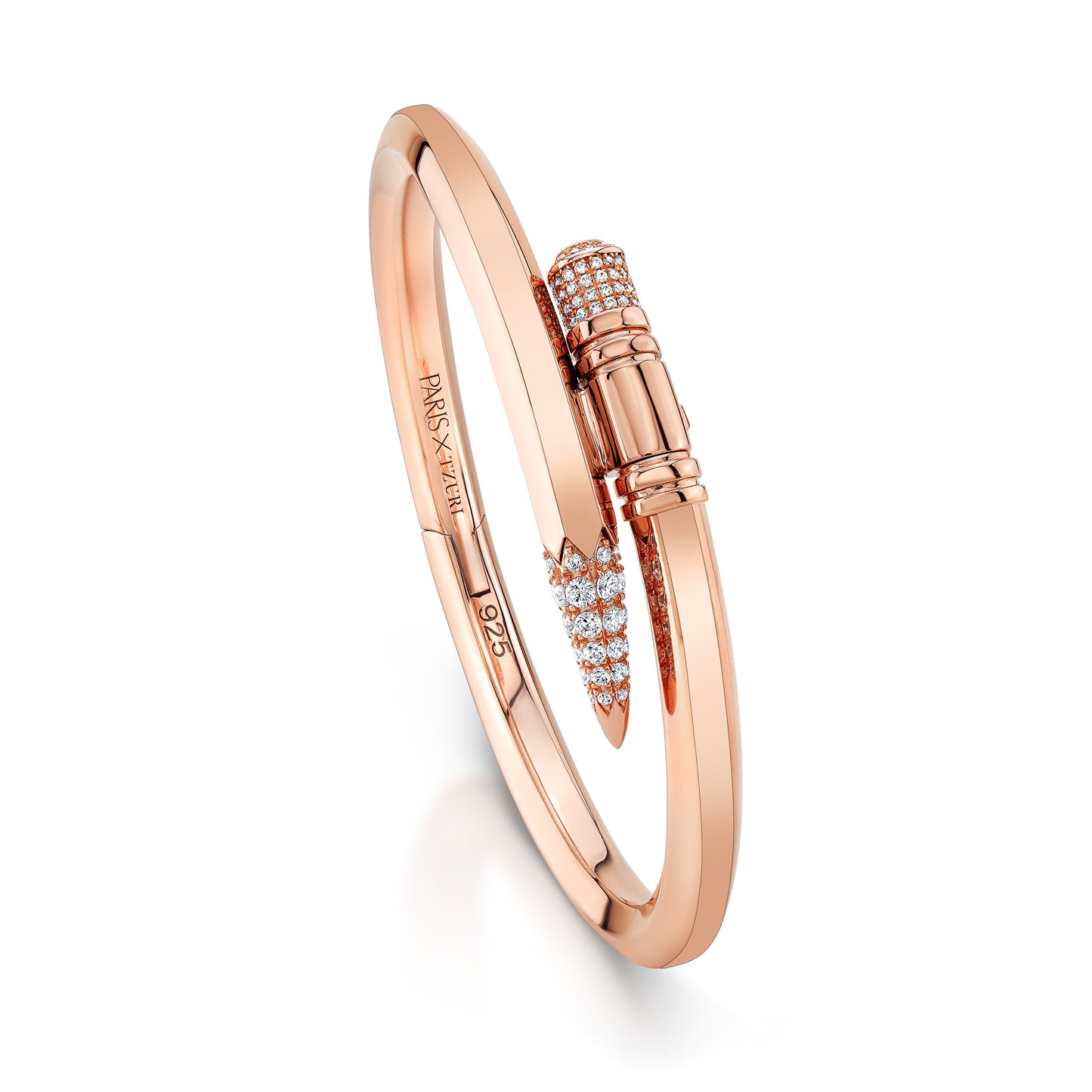 Paris X TZURI Rose Gold-Plated Sterling Silver Travel Collection Bracelet